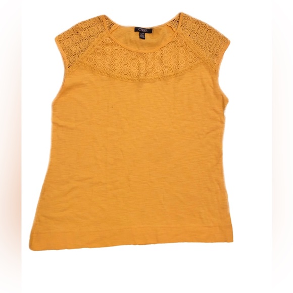 Women’s Yellow Classic Casual Summer Tops: Chaps, Croft & Barrow - Picture 3 of 5